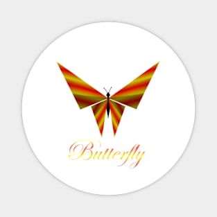 Metallic butterfly Magnet